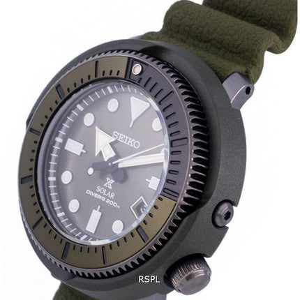 Seiko Prospex Solar Divers Green Dial SNE561P1 SNE561P 200M Mens Watch (Copy)