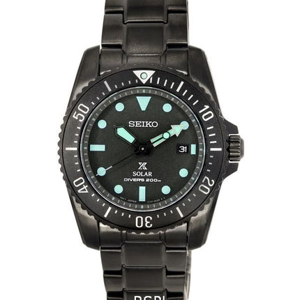 Seiko Prospex Black Series Night Vision Solar Diver's SNE587 SNE587P1 SNE587P 200M Men's Watch