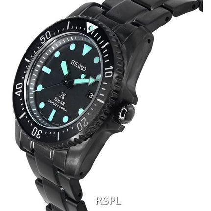 Seiko Prospex Black Series Night Vision Solar Diver's SNE587 SNE587P1 SNE587P 200M Men's Watch