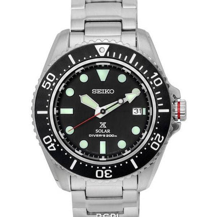 Seiko Prospex Compact Black Dial Solar Diver's SNE589 SNE589P1 SNE589P 200M Men's Watch