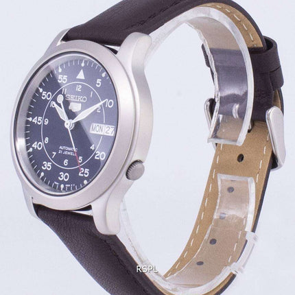 Seiko 5 Military SNK807K2-SS4 Automatic Brown Leather Strap Men's Watch