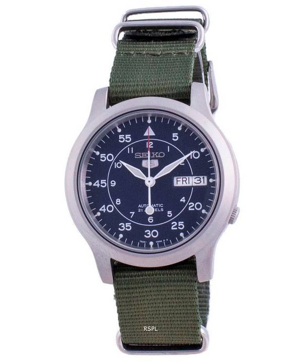 Seiko 5 Military SNK807K2-var-NATOS12 Automatic Nylon Strap Men's Watch