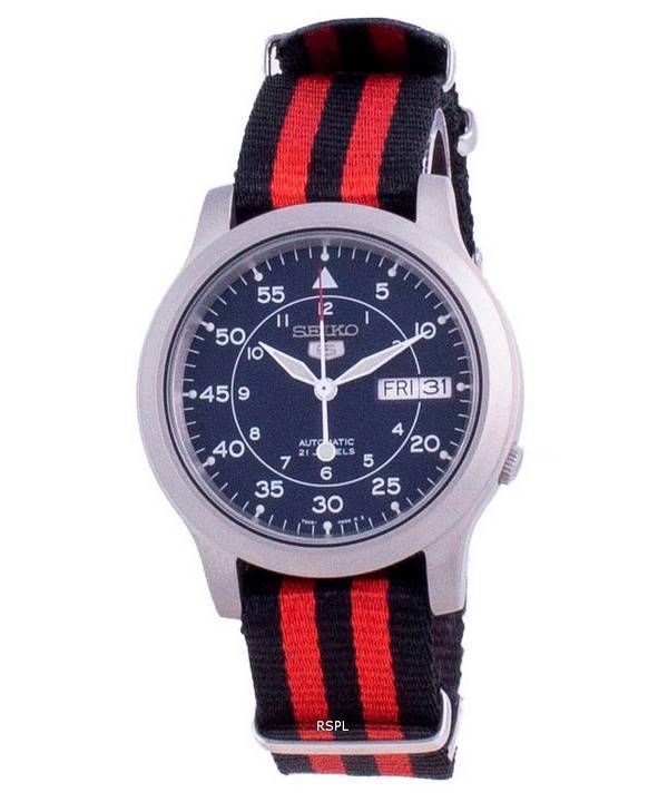 Seiko 5 Military SNK807K2-var-NATOS15 Automatic Nylon Strap Men's Watch