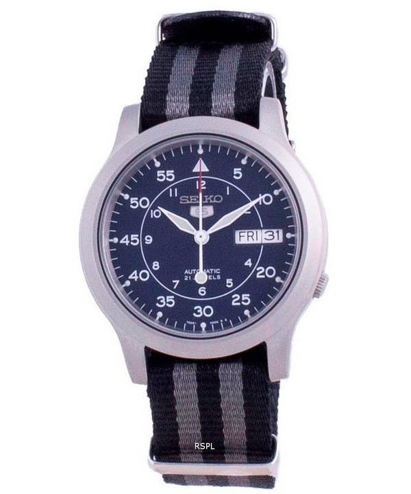 Seiko 5 Military SNK807K2-var-NATOS16 Automatic Nylon Strap Men's Watch