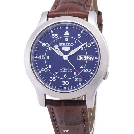 Seiko 5 Military SNK807K2-SS2 Automatic Brown Leather Strap Men's Watch