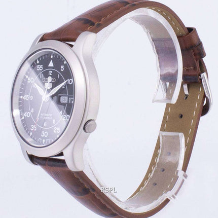 Seiko 5 Military SNK809K2-SS2 Automatic Brown Leather Strap Men's Watch