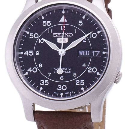 Seiko 5 Military SNK809K2-SS5 Automatic Brown Leather Strap Men's Watch