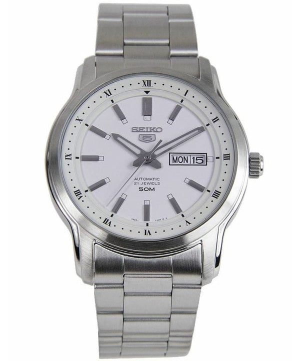 Seiko 5 Automatic White Dial SNKP09 SNKP09K1 SNKP09K Men's Watch