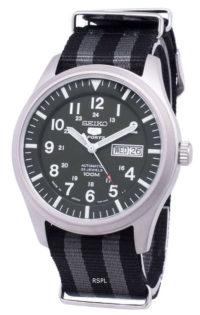 Seiko 5 Sports Automatic Japan Made Nato Strap SNZG09J1-NATO1 Men's Watch