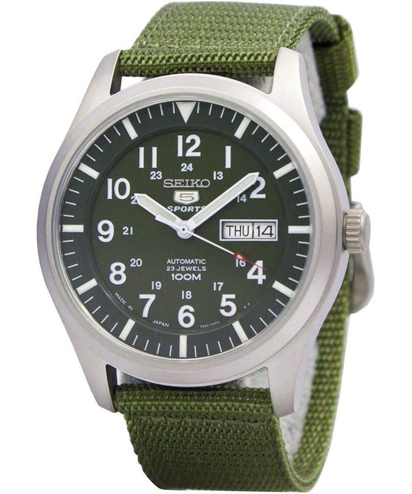 Seiko 5 Military Automatic Sports SNZG09J1 SNZG09J SNZG09 Mens Japan Made Watch