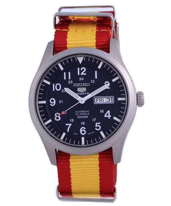 Seiko 5 Sports Automatic Polyester SNZG11K1-var-NATO29 100M Mens Watch