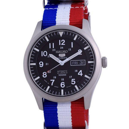 Seiko 5 Sports Automatic Polyester SNZG15J1-var-NATO25 100M Mens Watch