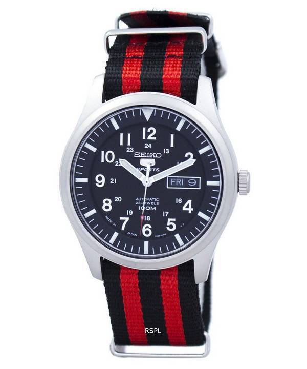 Seiko 5 Sports Automatic Japan Made NATO Strap SNZG15J1-NATO3 Men's Watch