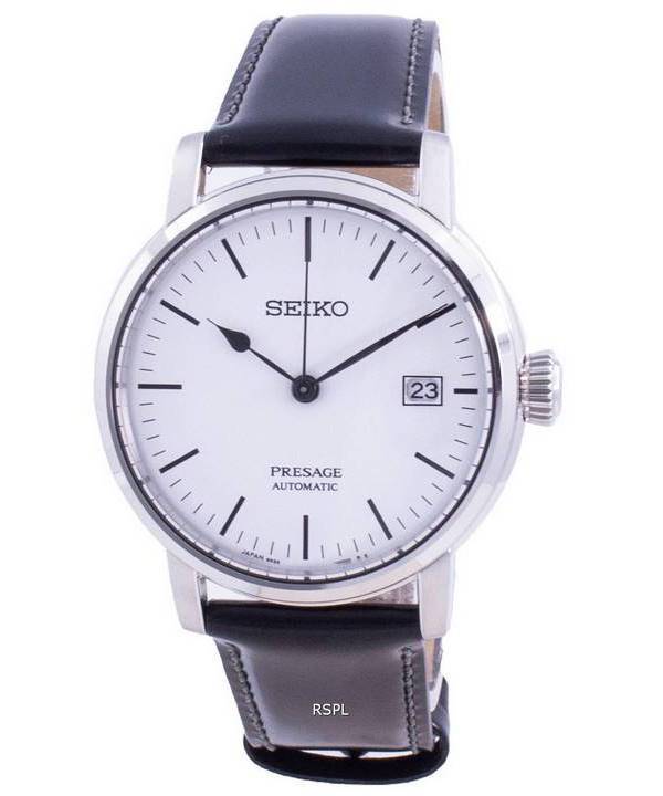 Seiko Presage Riki Watanabe Automatic White Enamel SPB113 SPB113J1 SPB113J Japan Made 100M Men's Watch