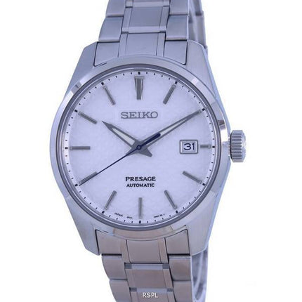 Seiko Presage Sharp Edged White Dial Automatic SPB165 SPB165J1 SPB165J 100M Mens Watch