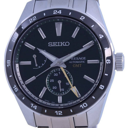 Seiko Presage Sharp Edged GMT Automatic SPB219 SPB219J1 SPB219J 100M Mens Watch