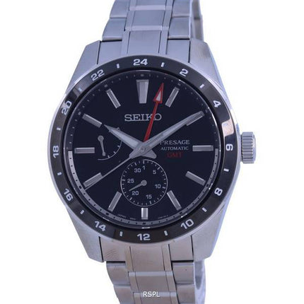 Seiko Presage Sharp Edged GMT Automatic SPB221 SPB221J1 SPB221J 100M Mens Watch