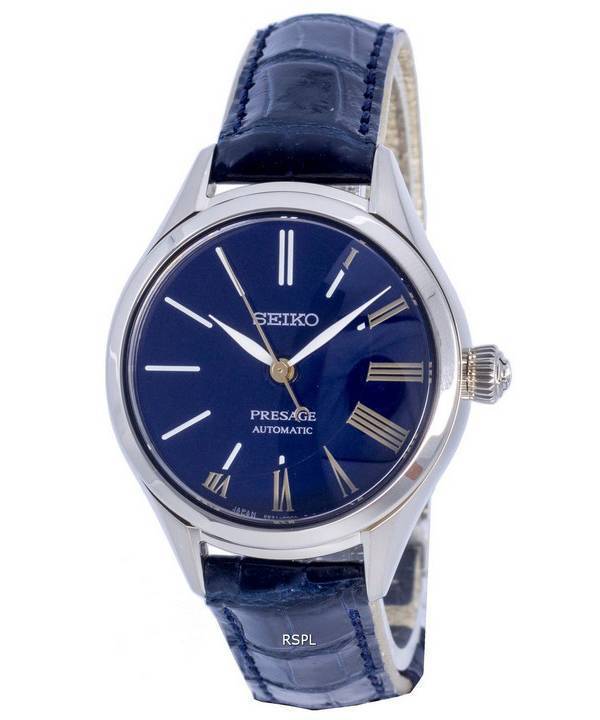 Seiko Presage Limited Edition Blue Dial Leather Automatic SPB236 SPB236J1 SPB236J Womens Watch