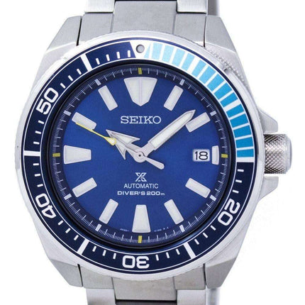 Seiko Prospex "BLUE LAGOON" Samurai Automatic Diver's 200M SRPB09 SRPB09K1 SRPB09K Men's Watch