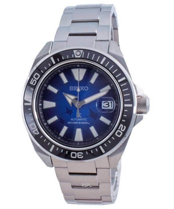 Seiko Prospex Save The Ocean Manta Ray Edition Automatic Diver's SRPE33 SRPE33J1 SRPE33J 200M Men's Watch