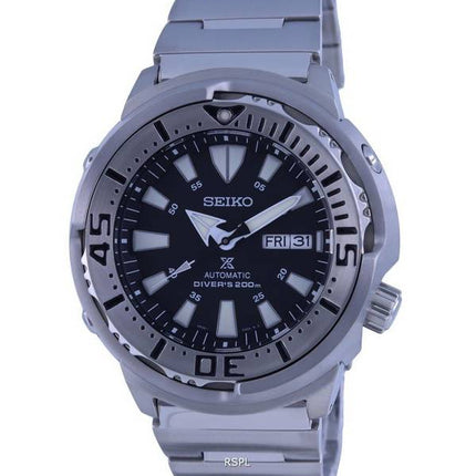 Seiko Prospex Black Dial Divers Automatic SRPE85K1 200M Mens Watch