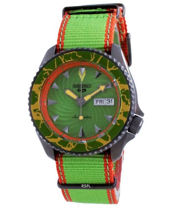 Seiko 5 Sports Street Fighter Blanka Limited Edition Automatic SRPF23 SRPF23K1 SRPF23K 100M Men's Watch