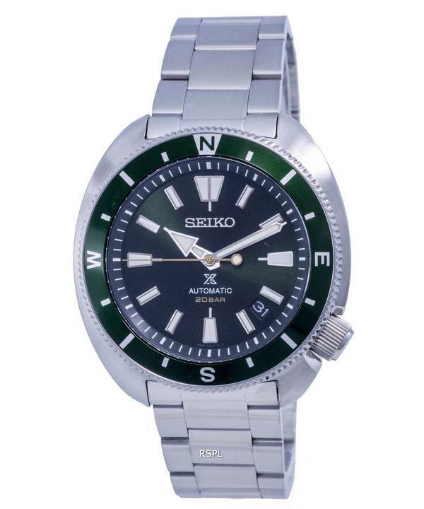 Seiko Prospex Divers Stainless Steel Green Dial Automatic SRPH15K SRPH15K1 SRPH15K 200M Mens Watch