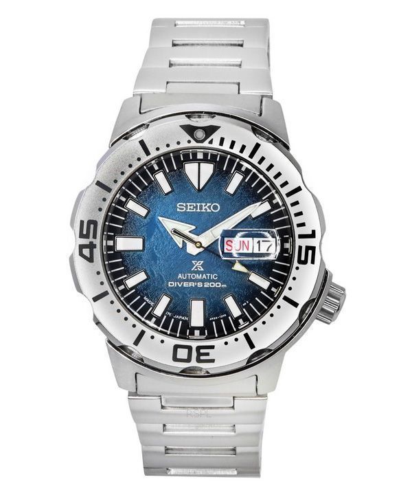 Seiko Prospex Save The Ocean Special Edition Blue Dial 24 Jewels Automatic Diver's SRPH75J1 200M Men's Watch