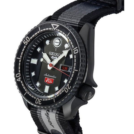 Seiko 5 Sports Honda Super Cub Limited Edition Black And Grey Dial Automatic SRPJ75K1 100M Mens Watch