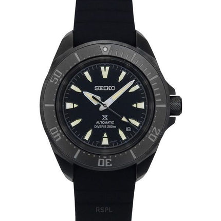 Seiko Prospex Sea Samurai Shog-urai Silicone Strap Black Dial Automatic Diver's SRPL15K1 200M Men's Watch