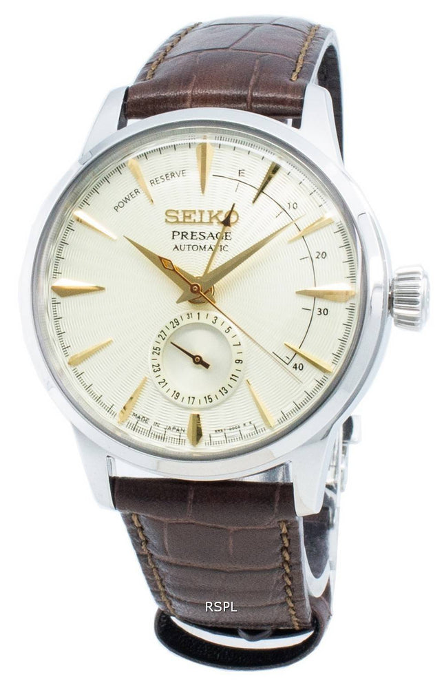 Seiko Presage Automatic SSA387J1 Power Reserve Japan Made Men's Watch