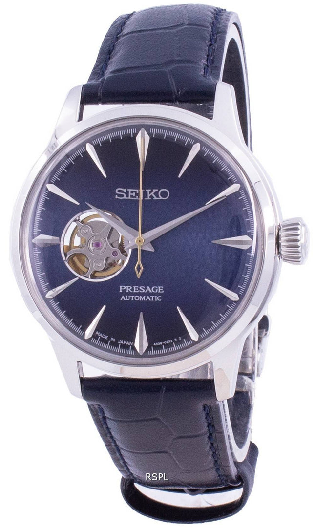 Seiko Presage Automatic Cocktail Time Blue Moon SSA405 SSA405J1 SSA405J Open Heart Japan Made Men's Watch