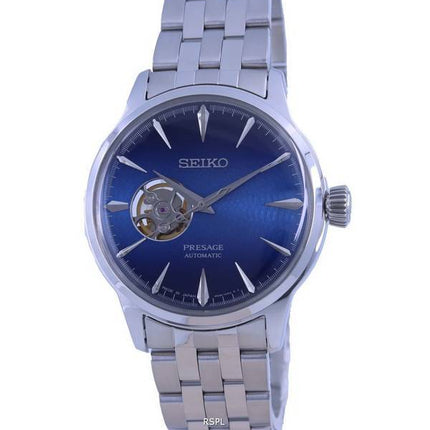 Seiko Presage Cocktail Time Blue Acapulco Open Heart Automatic SSA439 SSA439J1 SSA439J Mens Watch