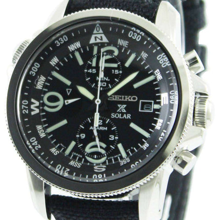 Seiko Prospex Solar Military Alarm Chronograph SSC293P2 Mens Watch