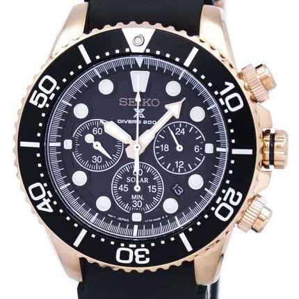 Seiko Prospex Diver's Solar Chronograph SSC618 SSC618P1 SSC618P Men's Watch