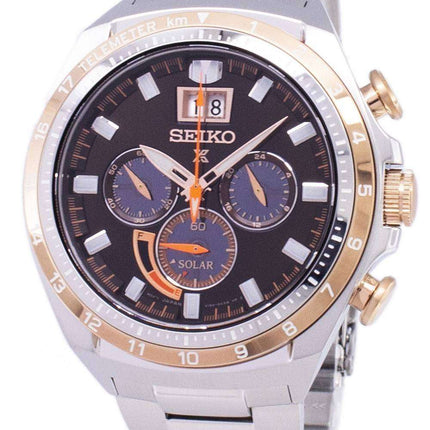 Refurbished Seiko Prospex Solar Chronograph SSC664 SSC664P1 SSC664P 100M Men's Watch