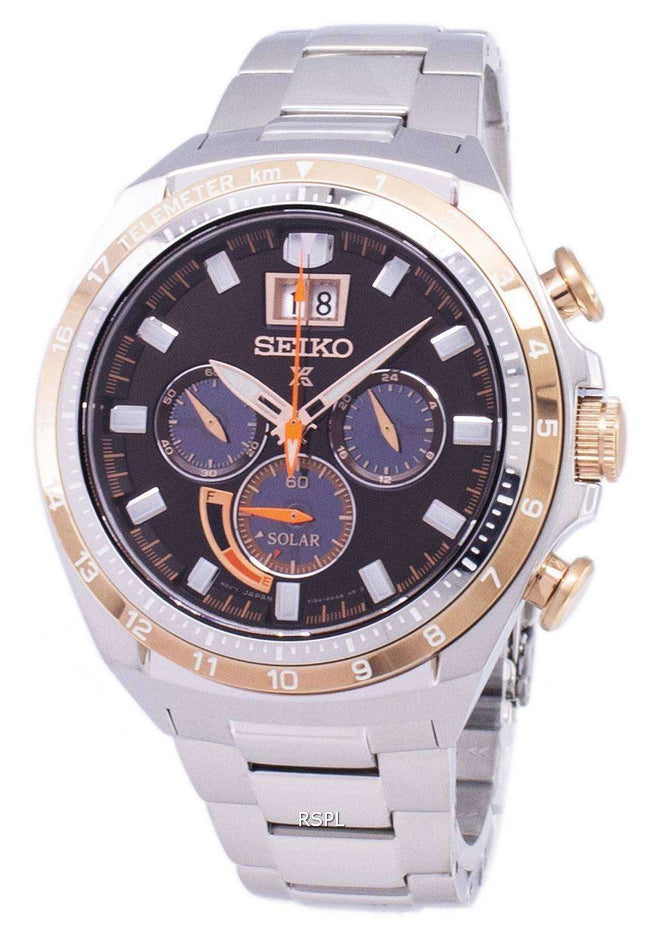 Refurbished Seiko Prospex Solar Chronograph SSC664 SSC664P1 SSC664P 100M Men's Watch