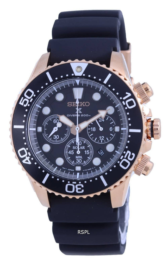 Seiko Prospex Chronograph Solar Divers SSC786 SSC786P1 SSC786P 200M Mens Watch