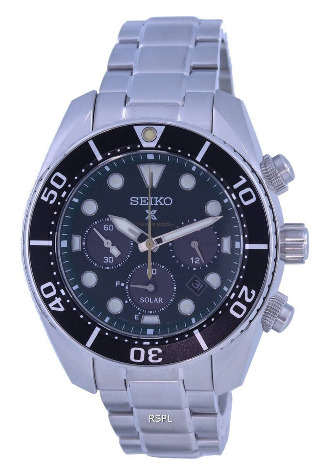 Seiko Prospex Padi Sumo Limited Edition Chronograph Solar Diver's SSC807 SSC807J1 SSC807J 200M Men's Watch