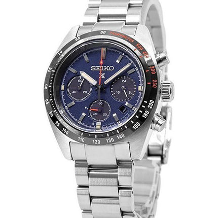 Seiko Prospex Speedtimer Chronograph Solar Blue Dial SSC815 SSC815P1 SSC815P 100M Men's Watch