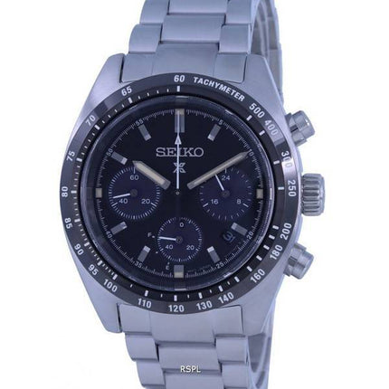 Seiko Prospex Speedtimer Chronograph Solar Black Dial SSC819 SSC819P1 SSC819P 100M Men's Watch