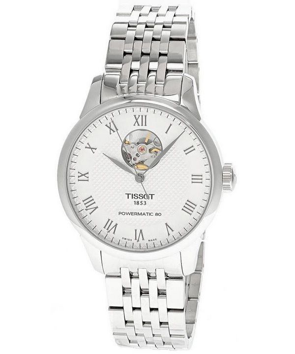 Tissot Le Locle Powermatic 80 Open Heart Silver Dial Automatic T006.407.11.033.02 Men's Watch