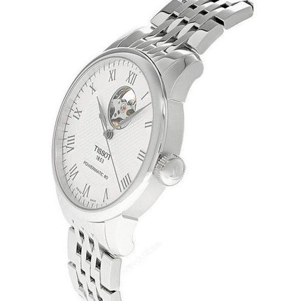 Tissot Le Locle Powermatic 80 Open Heart Silver Dial Automatic T006.407.11.033.02 Men's Watch