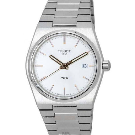 Tissot PRX T-Classic Stainless Steel Silver Dial Quartz T137.210.11.031.00 T1372101103100 100M Unisex Watch