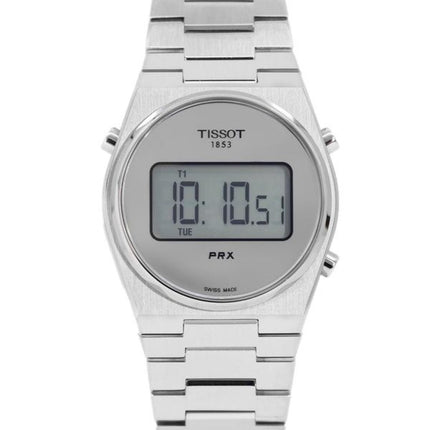 Tissot T-Classic PRX Digital Stainless Steel Silver Mirror Dial Quartz T137.263.11.030.00 100M Unisex Watch