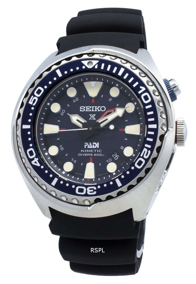 Refurbished Seiko Prospex SUN065 SUN065P1 SUN065P Kinetic PADI Edition Diver's 200M Men's Watch