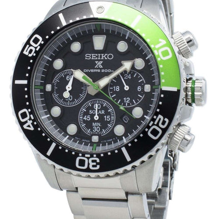 Refurbished Seiko Prospex SSC615 SSC615P1 SSC615P Solar Chronograph Diver's 200M Men's Watch