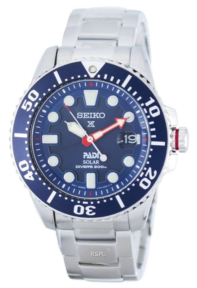 Refurbished Seiko Prospex PADI Special Edition Solar Diver's SNE435 SNE435P1 SNE435P 200M Men's Watch