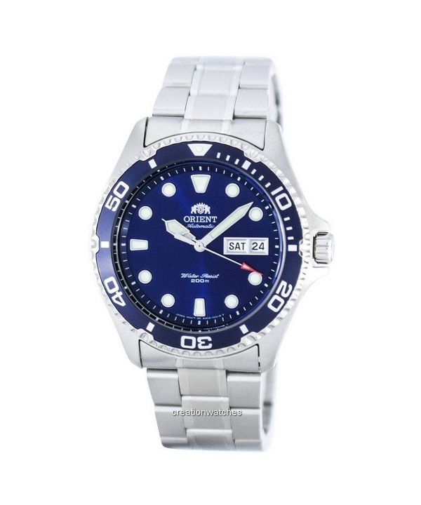 Refurbished Orient Ray II Stainless Steel Blue Dial Automatic FAA02005D9 200M Men's Watch