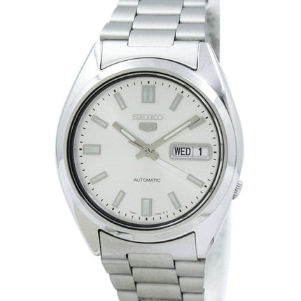 Refurbished Seiko 5 Stainless Steel White Dial Automatic SNXS73K1 Men's Watch